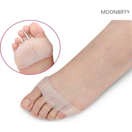 Soft Silicone Gel Toe Pads High heel shock absorption anti Slip-resistant metatarsal foot Pad Forefoot Pad Feet Pain Health Care