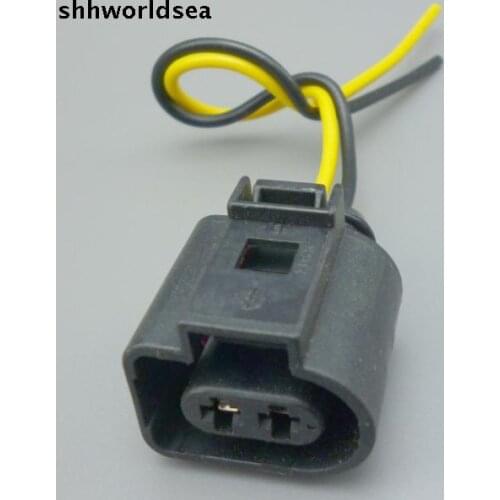 Worldgolden 2/10/50pcs Wiper Washer Fluid Pump Pigtail Wiring Plug Connector 1J0 973 722 1J0973722 For VW Jetta Golf GTI MK4