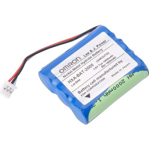 New High Quality For Omron BAT-2000 HXA-BAT-2000 Battery Replacement For Omron HBP-1300 Blood Pressure Monitor Battery