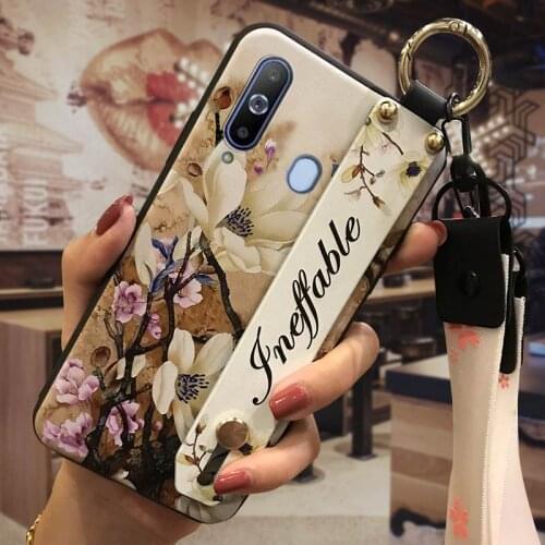 Anti-knock Phone Holder Phone Case For Samsung Galaxy A8S/SM-G8870 Back Cover Shockproof For Woman