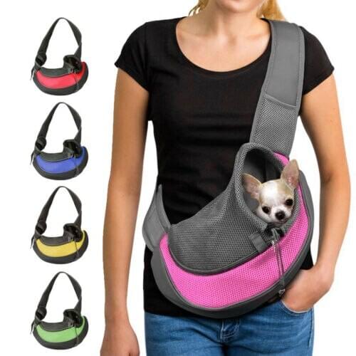 Pet Puppy Dog Carrier Backpack Travel Tote Shoulder Bag Mesh Sling Carry Pack