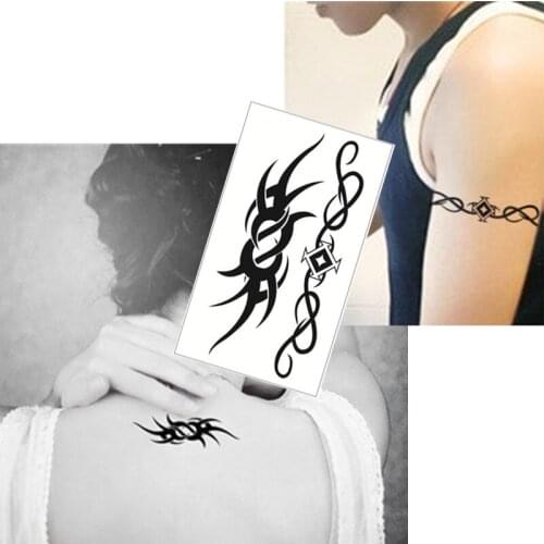 SHNAPIGN Irregular pattern Flash Tattoo Hand Sticker 10.5*6cm Small Waterproof Henna Beauty Temporary Body Tattoo Sticker