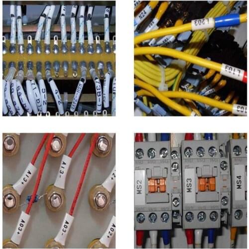 Compatible M21-500-595-RD Black on Red For BMP21-PLUS Label Tape