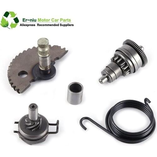 55mm Kick Starter Spring Idle Gear Shaft Set GY6 50 80 cc Scooter Engine Spare Parts 139QMB Moped 137qma 139qmb 1P37qma