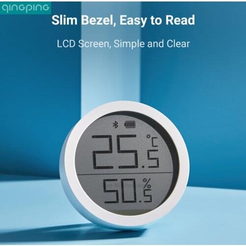 New Cleargrass Bluetooth Temperature Humidity Sensor Lite Version Data Storage E-Link INK Screen Thermometer Support Mi Home App