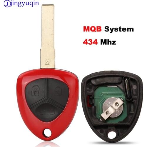 Jingyuqin Remote Smart Car Key 433MHZ Complete Key For Ferrari 458 Italia California 599 GTB Fiorano FF ID48 Chip MQB System