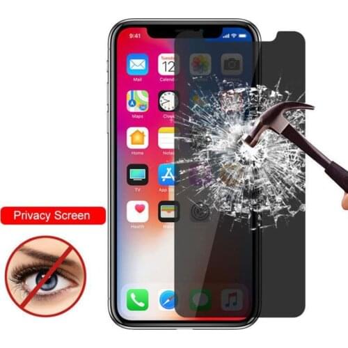 50pcs Privacy Tempered glass Screen Protector For iphone 12 mini/12 Pro/11 Pro/XS max/XR/678 Plus anti spy tempered glass