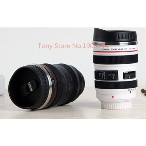 10pcs Free shipping coffee mug 24-105mm 1:1 camera lens SIX generation of creative emulation mug