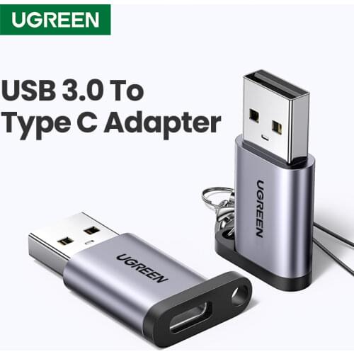 Ugreen USB C Adapter USB 3.0 2.0 Male to USB 3.1 Type C Female Type-C Adapter for Laptop Samsung Xiaomi 10 Earphone USB Adapter