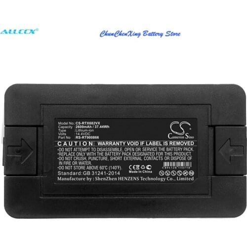 Cameron Sino 2600mAh Battery for Rowenta Explorer 20,Explorer 40,Explorer 60,RR692,RR693,RR694,RR697,RR682,RR687,R727,RR724