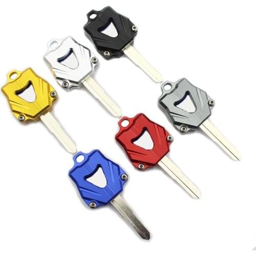 Key Decorable Cover Key For Yamaha YZF R1 R6 XJR1200 XJR1300 FJR1300 SR400 XVS 400 XVS1100 XJR400 XP500 Motorcycle Motor Blank