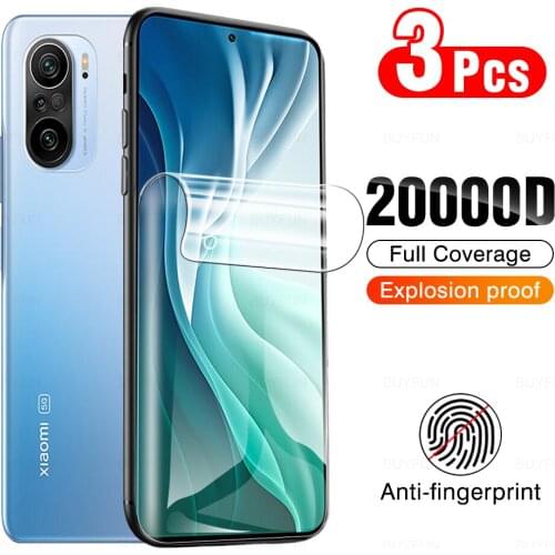 3Pcs Full Cover Soft Hydrogel Film For Xiaomi Mi 11i Screen Protection For Xaomi Xiami XiaoMi11i 6.67" Protector Film Not Glass
