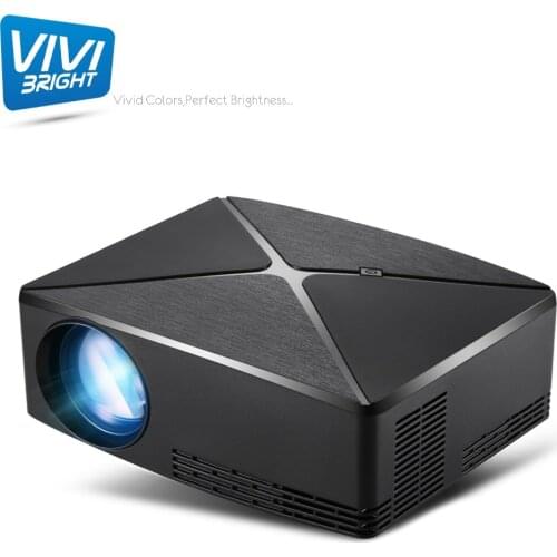 New ViviBright C80 Mini LED Beamer C80UP Android 6.0 Video Game Projector Home Cinema 1280x720 Resolution Support Full HD 1080P