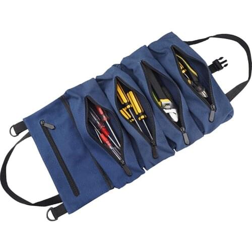 New Portable Five Cell Vehicle Kit Self Driving Travel Expressway Vehicle Emergency Maintenance Tool Hanging Bag