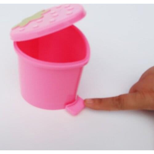 Legendog Random Color Parrot Trick Training Toy Interactive Small Trash Can Toy Lovebirds Teaching Toy Bird Feeders Box