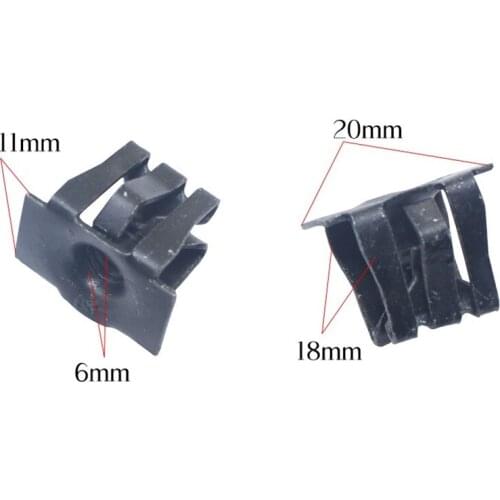 Fit for Buick excelsior ex-old enlon plate nut regal ex-guard plate mounting hole clip plate clip buckle 4pcs