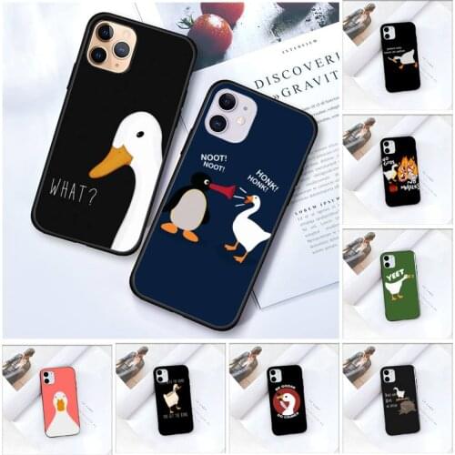 ZOROXU PopularUntitled Goose Game Duck Game Mobile Phone Shell For IPhone 12 Mini 11 Pro XS Max X XR 7 8 Plus