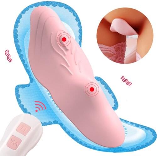 Portable Panty Vibrator Invisible Vibrating Egg Clitoral Stimulator Sex Toys for Woman Wireless Remote Control Clitoris Massage