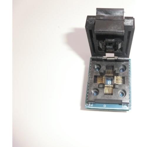 Free shipping Universal programmer TQFP32 QFP32 LQFP32 TO DIP32 adapter socket support ATMEGA8 AVR STM32 STC RT809F TOP3000