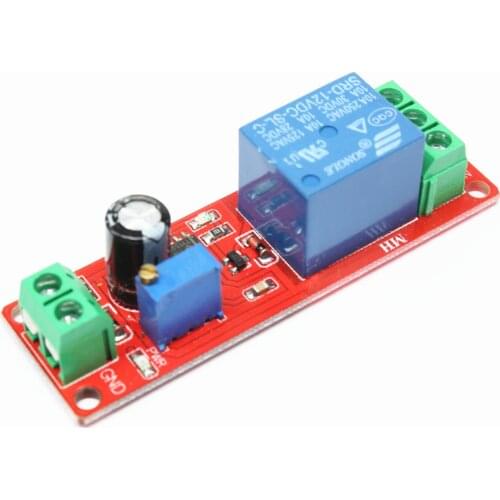 NE555 DK555 Timer Switch Adjustable Disconnect Module Time delay relay Module DC 12V Delay relay shield 0~10S