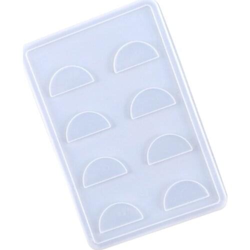 Crystal Epoxy Resin Mold DIY Crafts Jewelry Storage Box Making Tool Eyelash Tray Silicone Mould