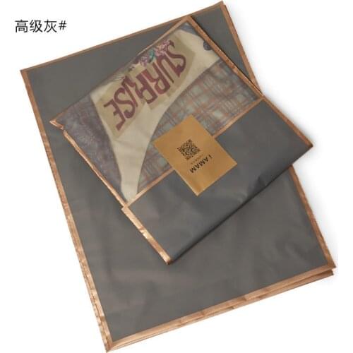 Self-adhesive printing frosted plastic PE self-sealing clothes transparent self-adhesive bag spot clothing plastic bag packaging