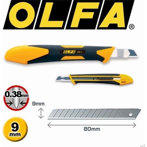 MADE IN JAPAN OLFA XA-1 Standard Duty grip is made of glass fiber-reinforced Polypropylene