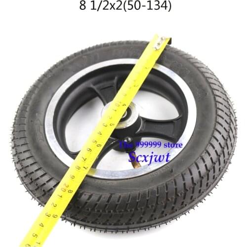 8 1/2X2 (50-134) tires 8.5 Inch Gas Scooter & Electric Scooter tyre and rim (8' 1/2' x2 inch) wheel