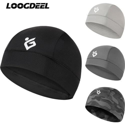 LOOGDEEL Breathable Cycling Caps Anti-UV Bicycle Head Scarf Helmet Skin-friendly Ice Fabric Fishing Headwear Sports Running Hats