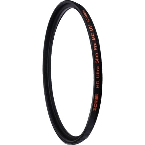 Zomei 40.5/49/52/55/58/62/67/72/77/82mm HD MC UV Filter Waterproof Anti-oil Anti-scratch Ultra thin Ultraviolet Filters