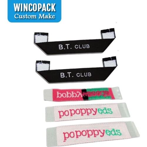 Custom Private Brand Printed Cotton Label For Clothing WL110