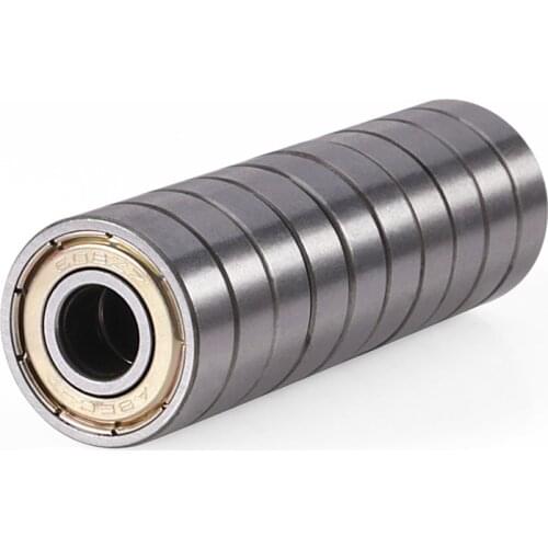 10pcs/lot 608ZZ Double Shielded Miniature High-carbon Steel Single Row 608ZZ ABEC-7 Deep Groove Ball Bearing 8*22*7 8x22x7 MM