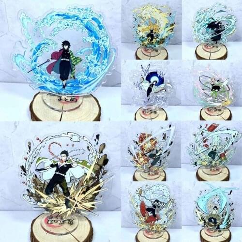 Anime Demon Slayer Character Kimetsu No Yaiba Tomioka Giyuu Acrylic Stand Figure Model Desk Decor