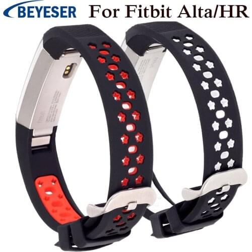 Bracelet watchband for Fitbit Alta/HR silicone replacement wrist strap sport watchstrap For Fitbit Alta/HR classic watch belt