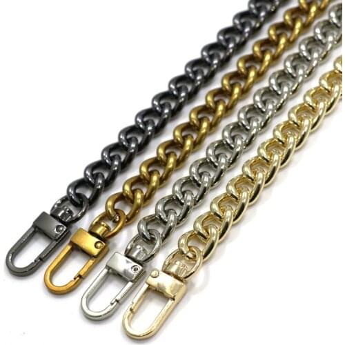 Womens Crossbody Bags Chains Replacement Metal Chain Wide10mm Shoulder Bag Straps for Handbags Bag Parts Accessories