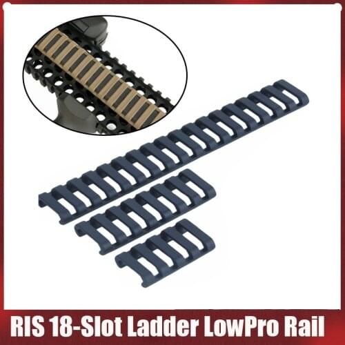 Element EX330 Tactical Airsoft RIS 18-Slot Ladder LowPro Rail Cover Gun Parts Picatinny Rail Mount Accessories