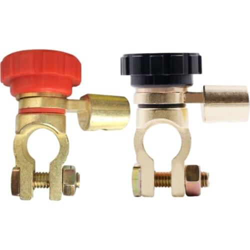 2Pcs/Set Car Auto Truck Battery Terminal Switch Alloy Quick Disconnect Negative Positive Connectors Clamp Clip For Car Auto