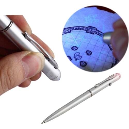 Moon Light Pen Invisible Pen UV Light Secret Mark Novelty Kids Toy