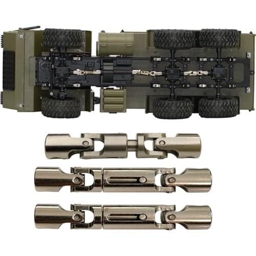 3Pcs/Set Metal Metal Drive Shafts Part for WPL B-36 B-16 6WD 1/16 RC Car Accessories Kids Educational Toys for Children Gifts