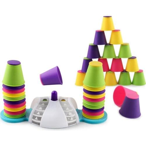 Set of 32 Stacking Cups, Quick Stacks Cups Speed Training Game Competition Travel Party Gift
