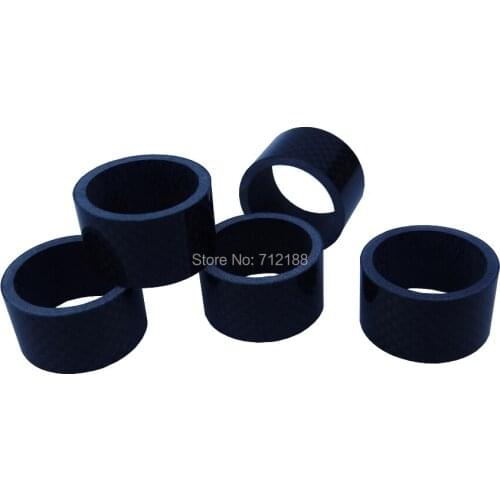 Carbon Bike Cycling Headset Stem Spacers Set 20mm 1 1/8"