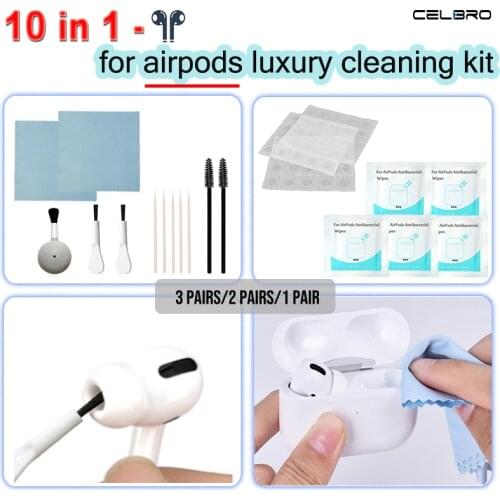 3/2/1Sets Brush Cleaning Tool sets For Apple AirPods Pro 2 1 Cleaner Kit For Vivo Oppo For Oneplus Tws Accessories Cleaning Kits