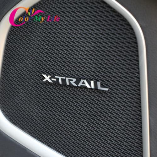 Color My Life 4Pcs/Set Interior Sticker Door Audio Stickers Wheel Cover Trim for Nissan X-trail Xtrail T32 2014-2020 Accessories