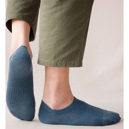 5 Pairs of Summer Mens Socks Short Tube Low-Cut Mesh Boat Socks Solid Color Casual Breathable Shallow Mouth Socks for Women