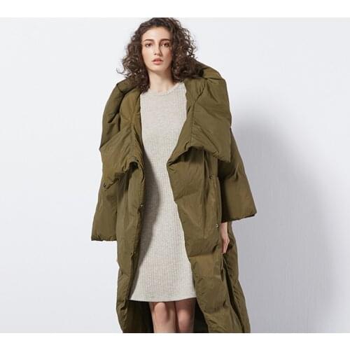 New winter series jacket fashion windproof womens jacket womens quilted coat jacket long warm parka top
