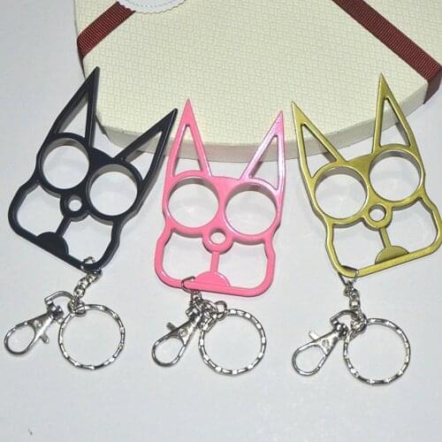 New Cute Cat Keychain for Girls Creative Alloy Fashion Car Key Chain Women Trendy Bag Keyring Jewelry Gift