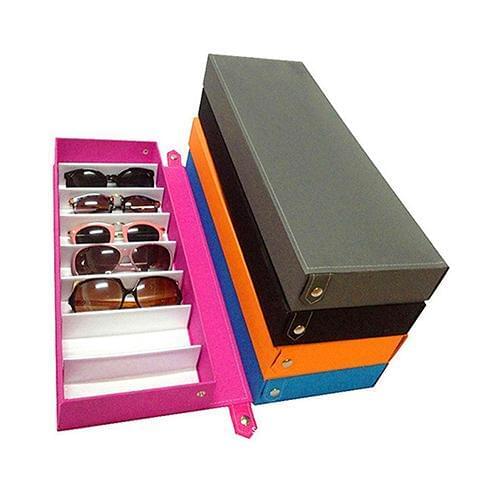 Oxford Cloth 8 Grids Sunglasses Display Box Jewelery Display Props Jewellery Organizer Fashion Cases Packaging Organizer Box