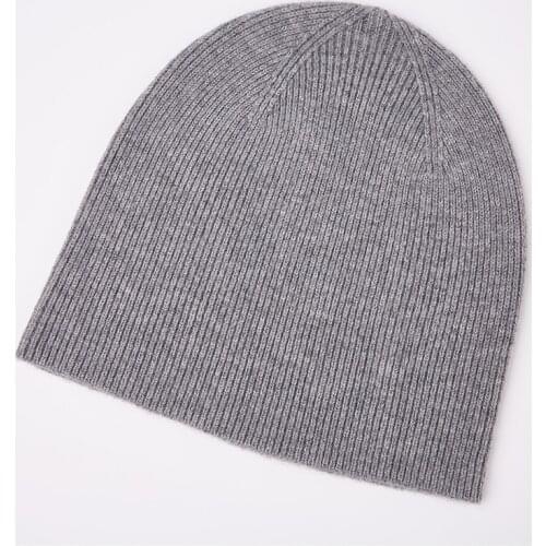 Autumn And Winter Wool Hat Men Knitted Hat Simple And Versatile Outdoor Cold And Warm Hood Ear Protection Hat Solid Color M9282