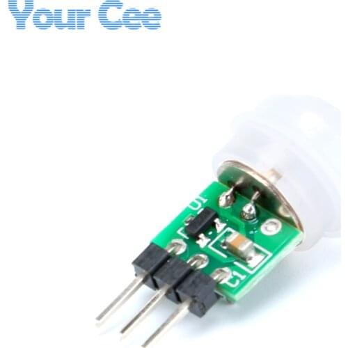 10 pcs Mini IR Pyroelectric Infrared PIR Motion Human Sensor Automatic Detector Module AM312 Sensor DC 2.7 to 12V