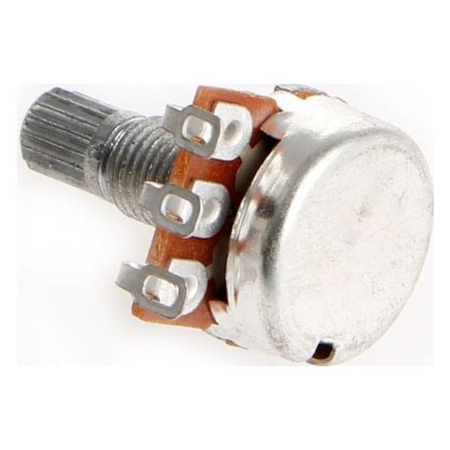 A100K Potentiometer Splined Pot Electric Guitar Bass Effect Amp Tone Volume 15mm Shaft Parts